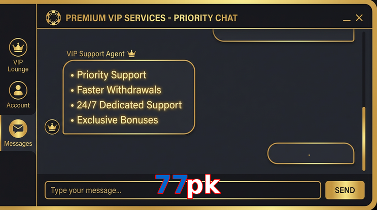 Payment and PKR controls in 77Pk